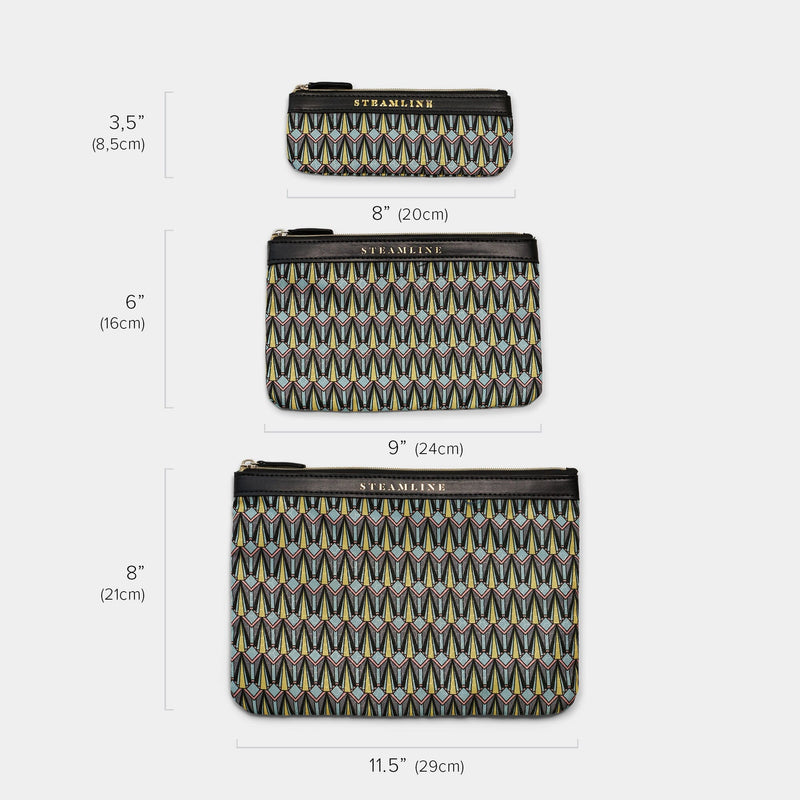 The Art Deco - Cosmetic Case Set