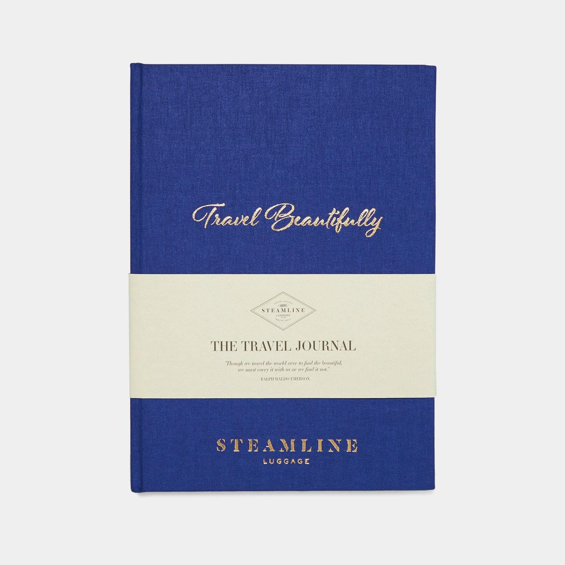Blue Travel Journal - Irish And Hand-Bound Accessories Steamline Luggage