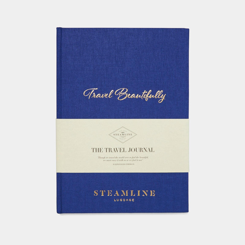 Blue Travel Journal - Irish And Hand-Bound Accessories Steamline Luggage