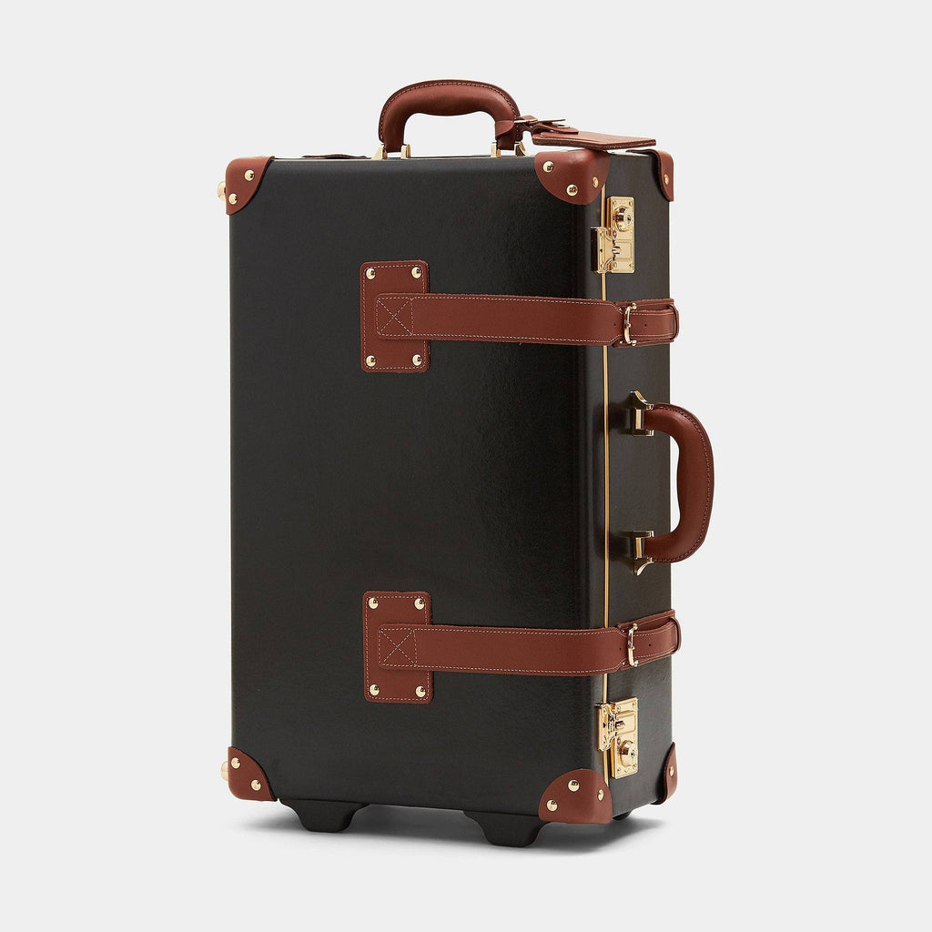 The Industrialist Stowaway  Black Leather Travel Luxury Luggage Sets –  Steamline Luggage