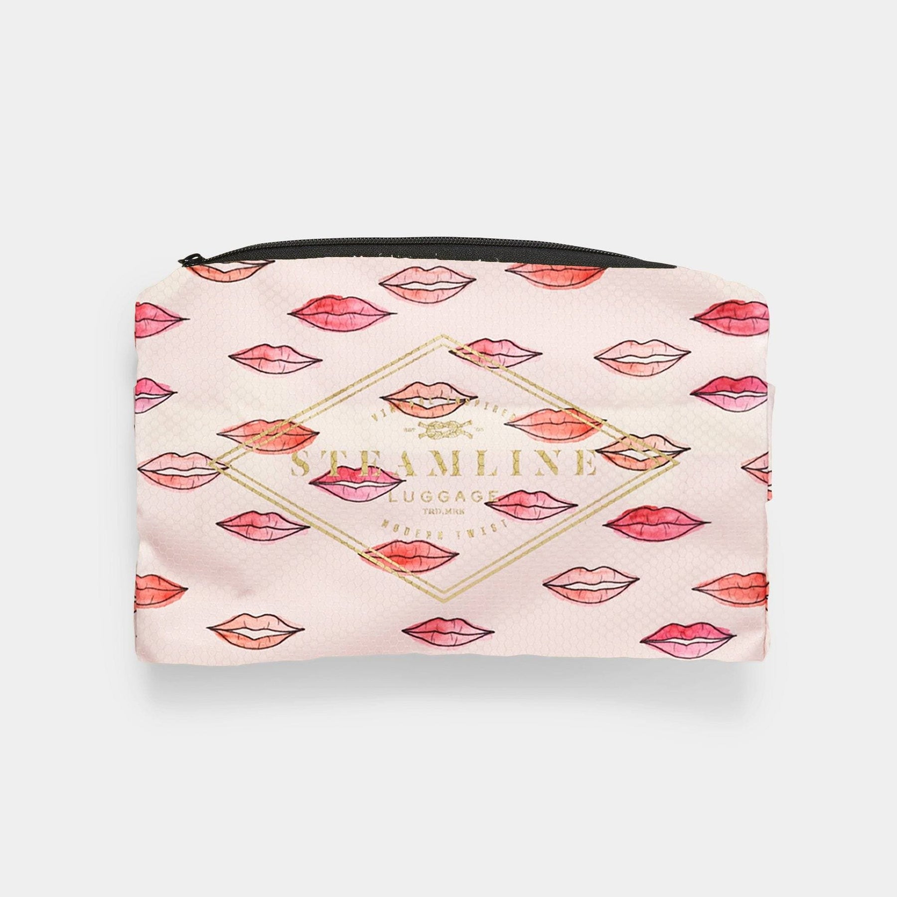 The Lip Print Protective Cover - Carryon Size Protective Cover Steamline Luggage