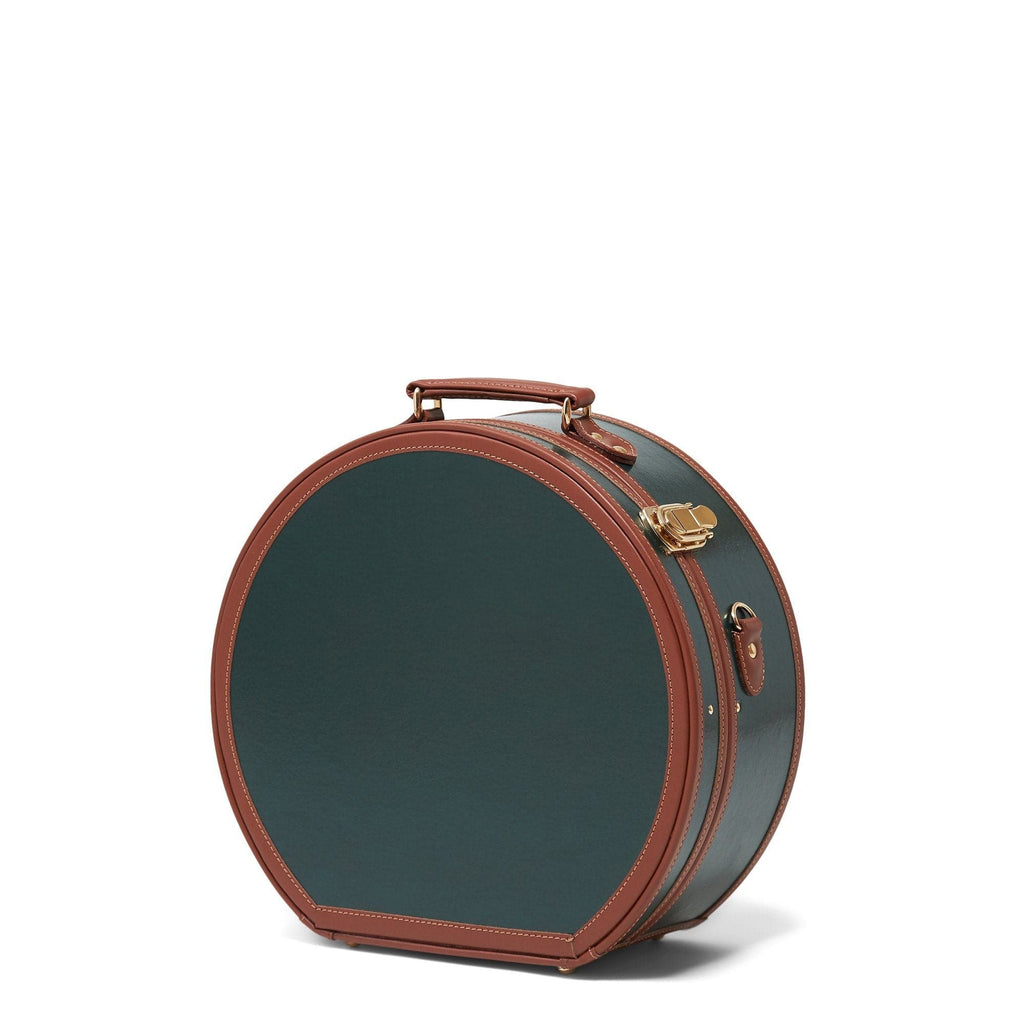 The Diplomat Large Hatbox  Round Vintage Hatbox Luggage Suitcase –  Steamline Luggage