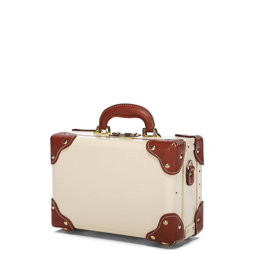 The Cream Diplomat Carryon  Modern Vintage Style Luxury Luggage