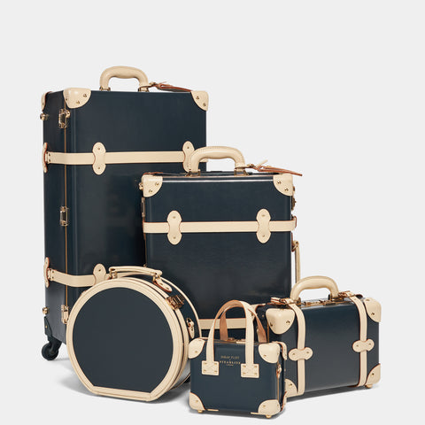 The Alchemist Vanity  Small Vintage Style Suitcase in Vegan Leather –  Steamline Luggage