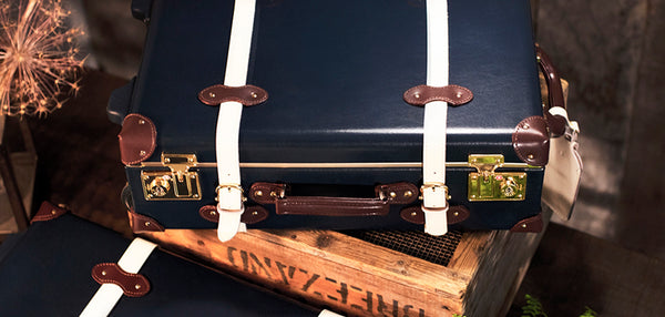 Ivory Leather Luggage Tags  Vintage Inspired Luxury Luggage Tags –  Steamline Luggage