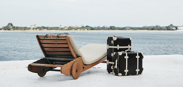 The Starlet Vanity Case  Small Vintage Suitcase & Trunk Luggage Set –  Steamline Luggage