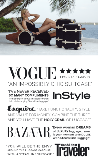 The Large Industrialist Hatbox  Vintage Style Hat Box & Luxury Luggage –  Steamline Luggage