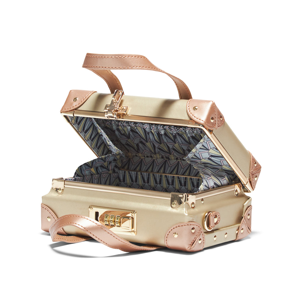 The Alchemist Vanity  Small Vintage Style Suitcase in Vegan