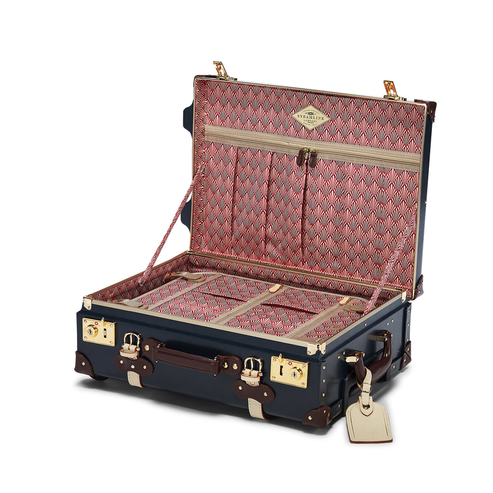 The Navy Architect Carryon  Vintage Carry On Luggage & Cabin Luggage –  Steamline Luggage