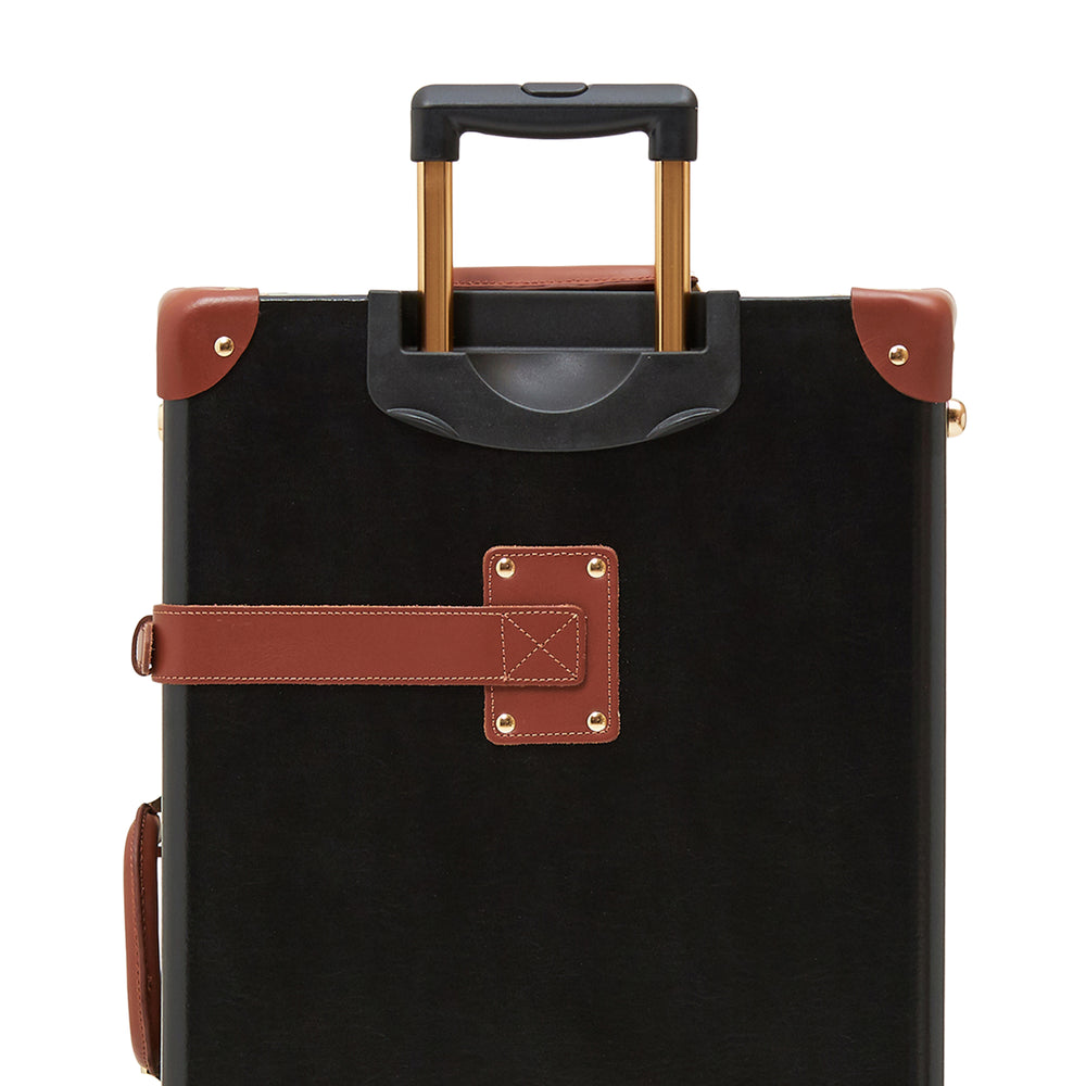 The Industrialist Spinner  Men's Designer Luggage Large Black Suitcase –  Steamline Luggage