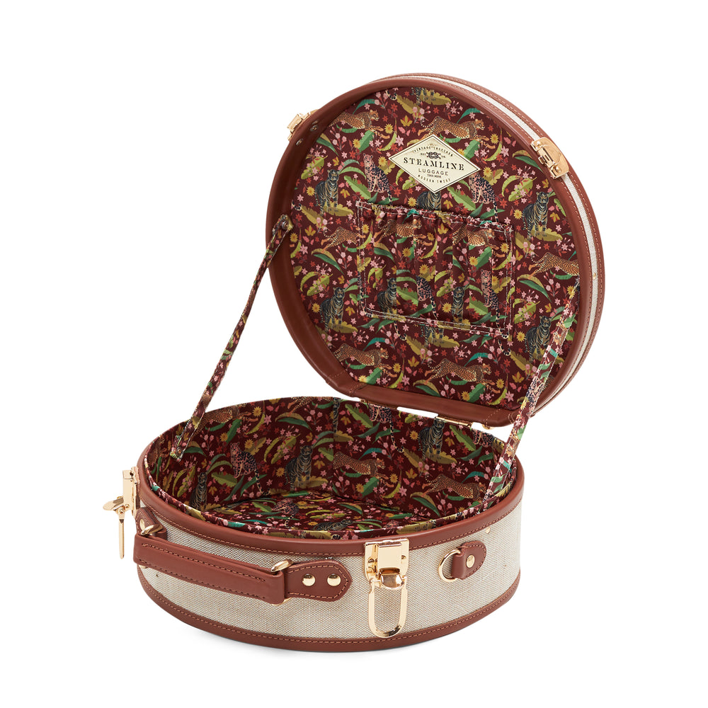 SteamLine Luggage The Editor Small Hatbox in Brown