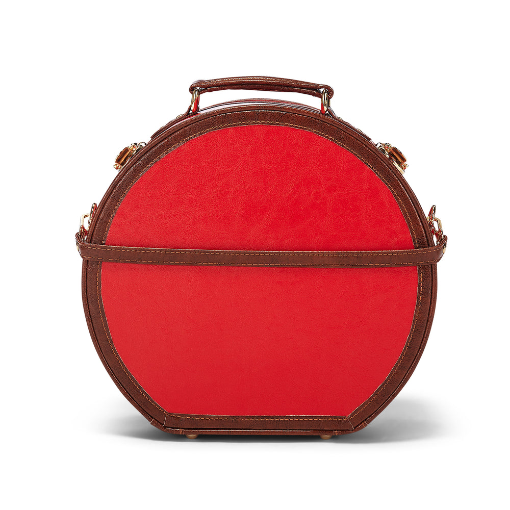 The Editor Hatbox Small in Black  Retro Travel Hat Box Luxury Luggage –  Steamline Luggage