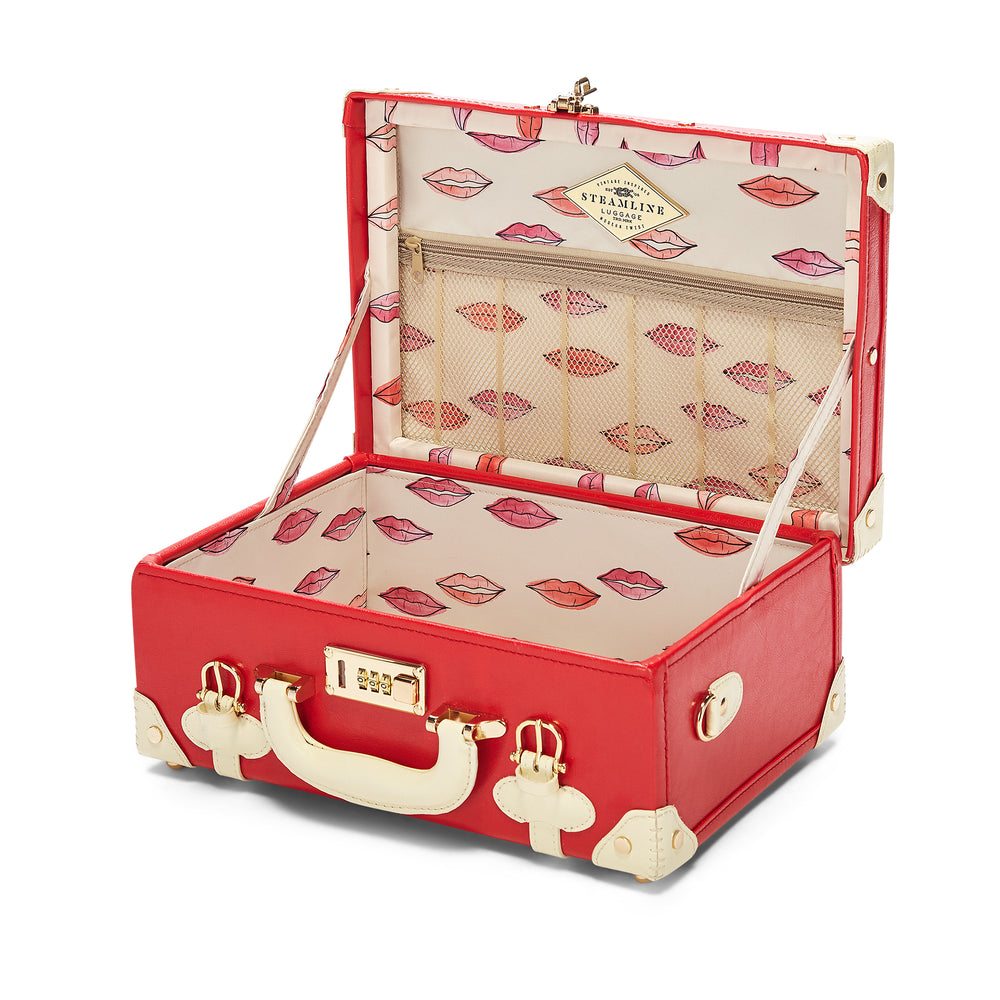 The Entrepreneur Vintage Briefcase  Small Vintage Suitcase Trunk Bag –  Steamline Luggage