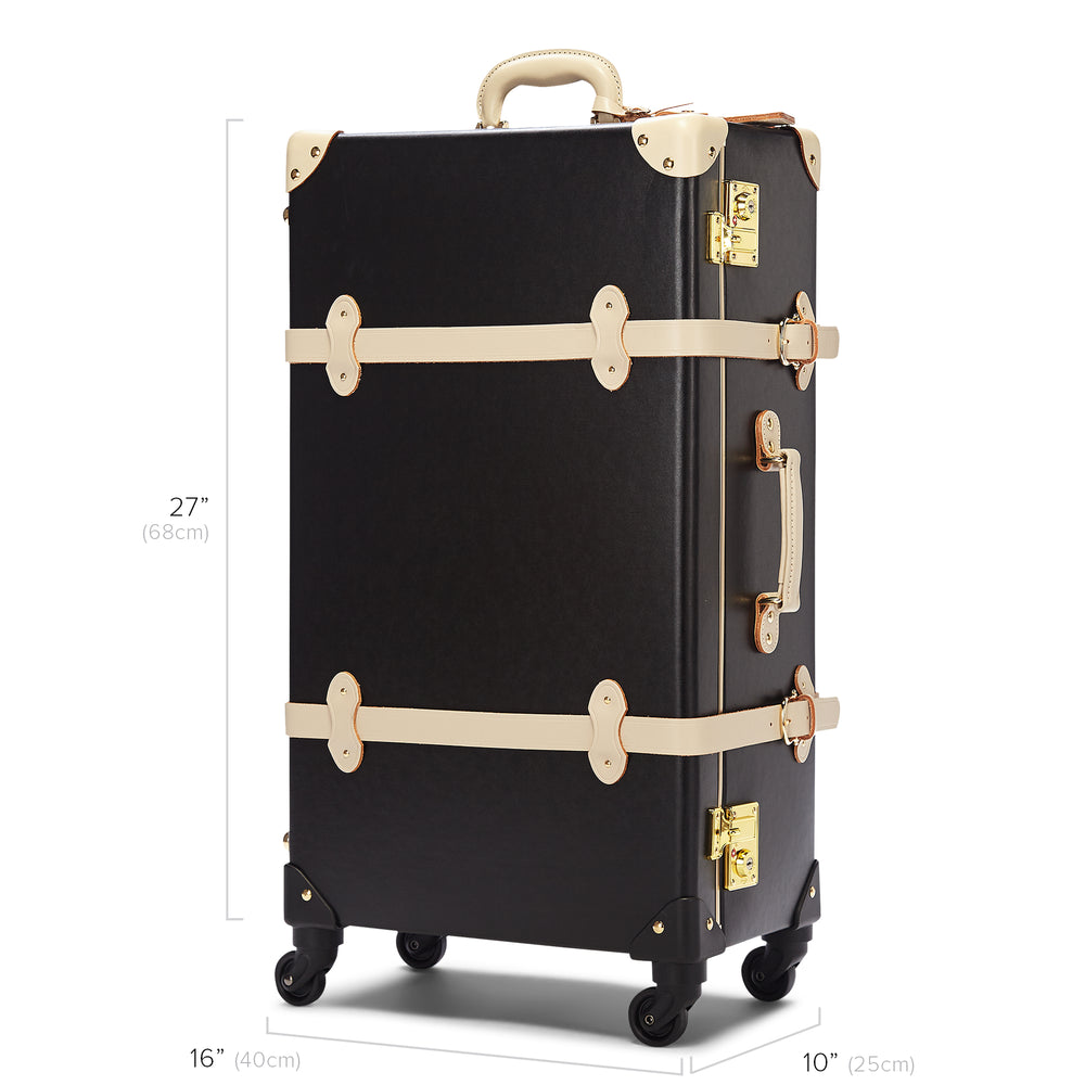 The Starlet Vanity Case  Small Vintage Suitcase & Trunk Luggage Set –  Steamline Luggage