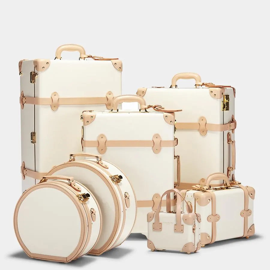 Vintage luggage set deals