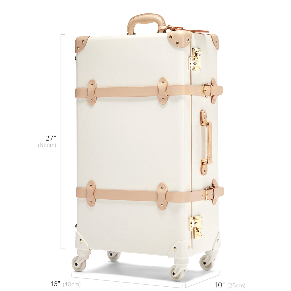 Steamline luggage check in pink Barbie spinner