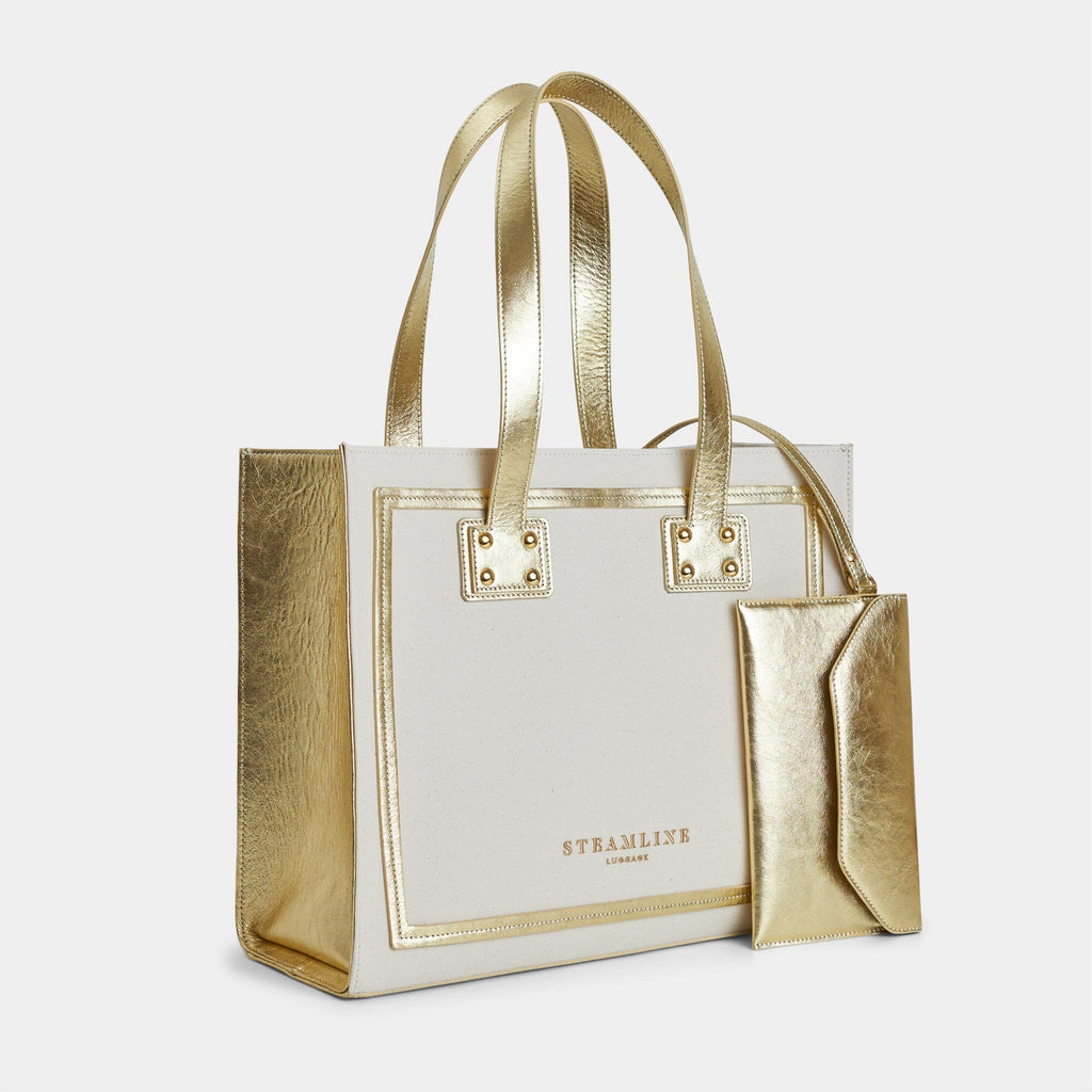 The Gold Tote | SteamLine's New Bag Collection, The Navigators ...
