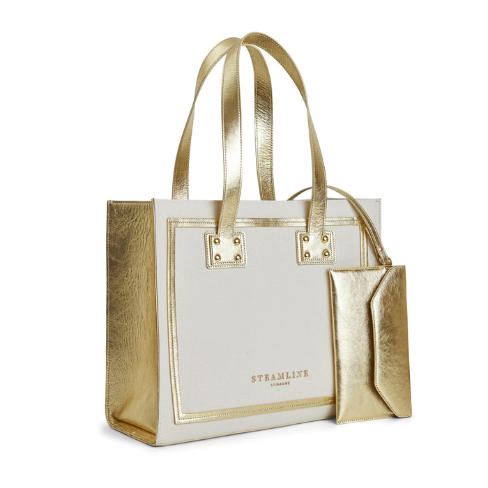The Navigator - Gold Tote