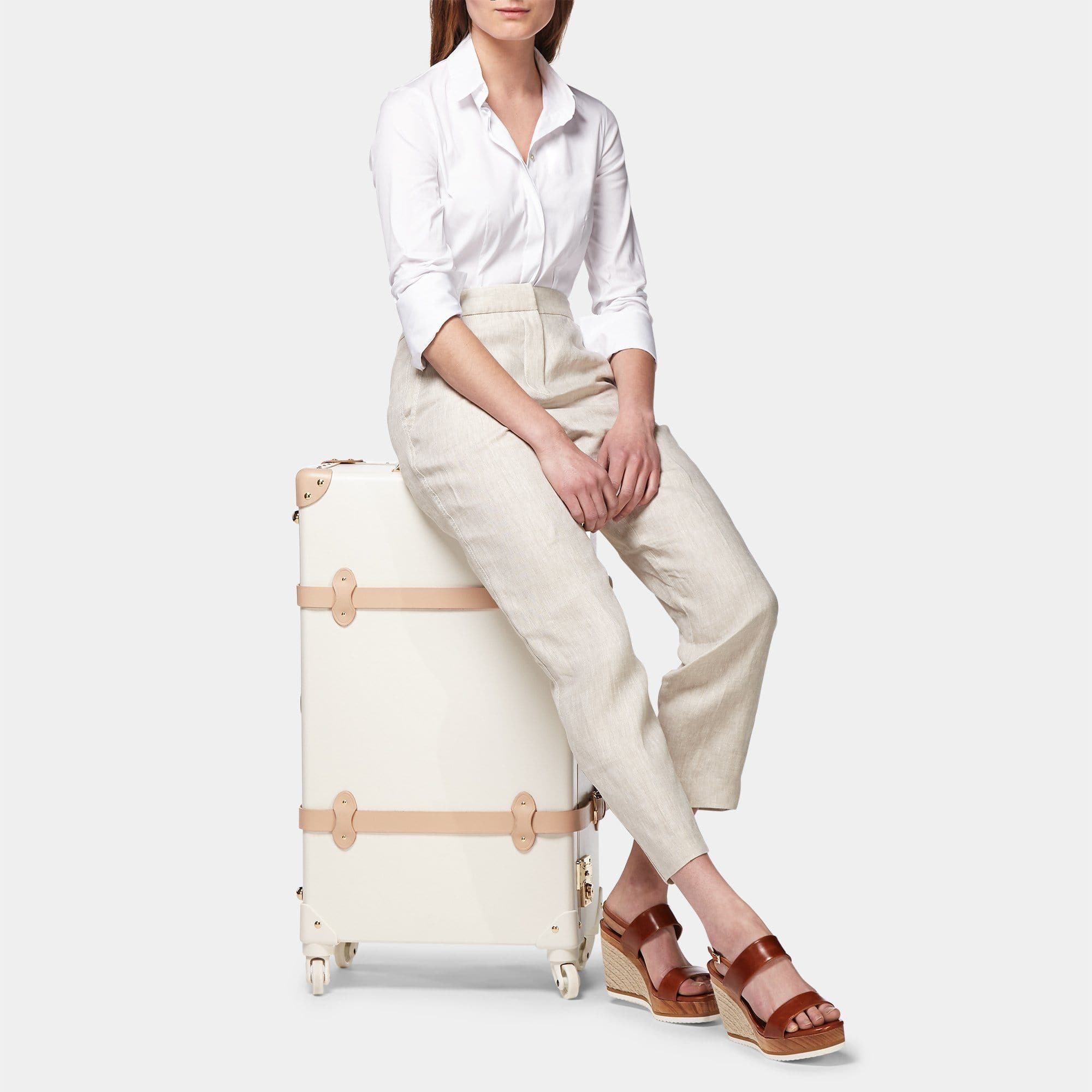 The Sweetheart Check In Spinner | Steamer Suitcase Bridal Luggage