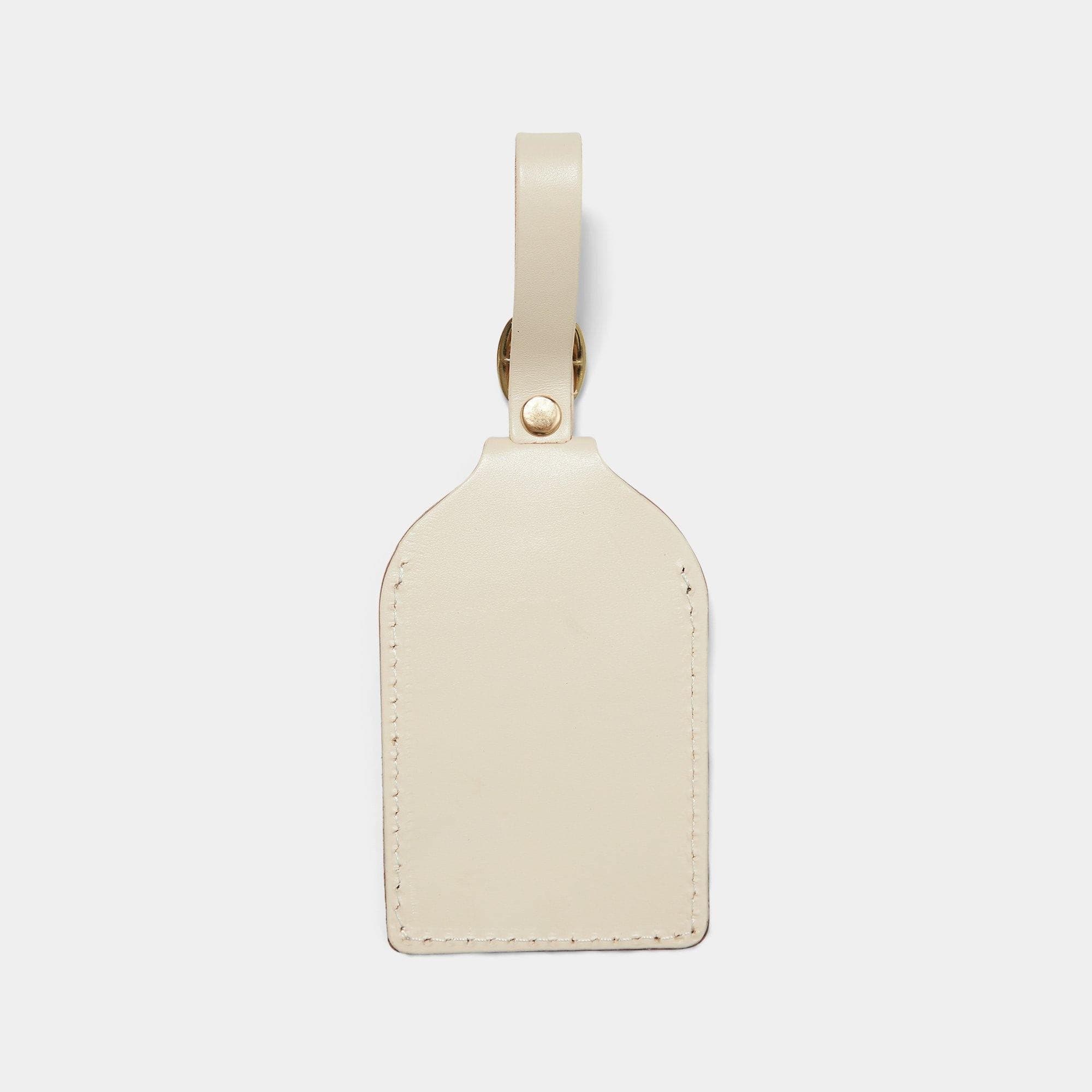 Cream luggage tags new arrivals