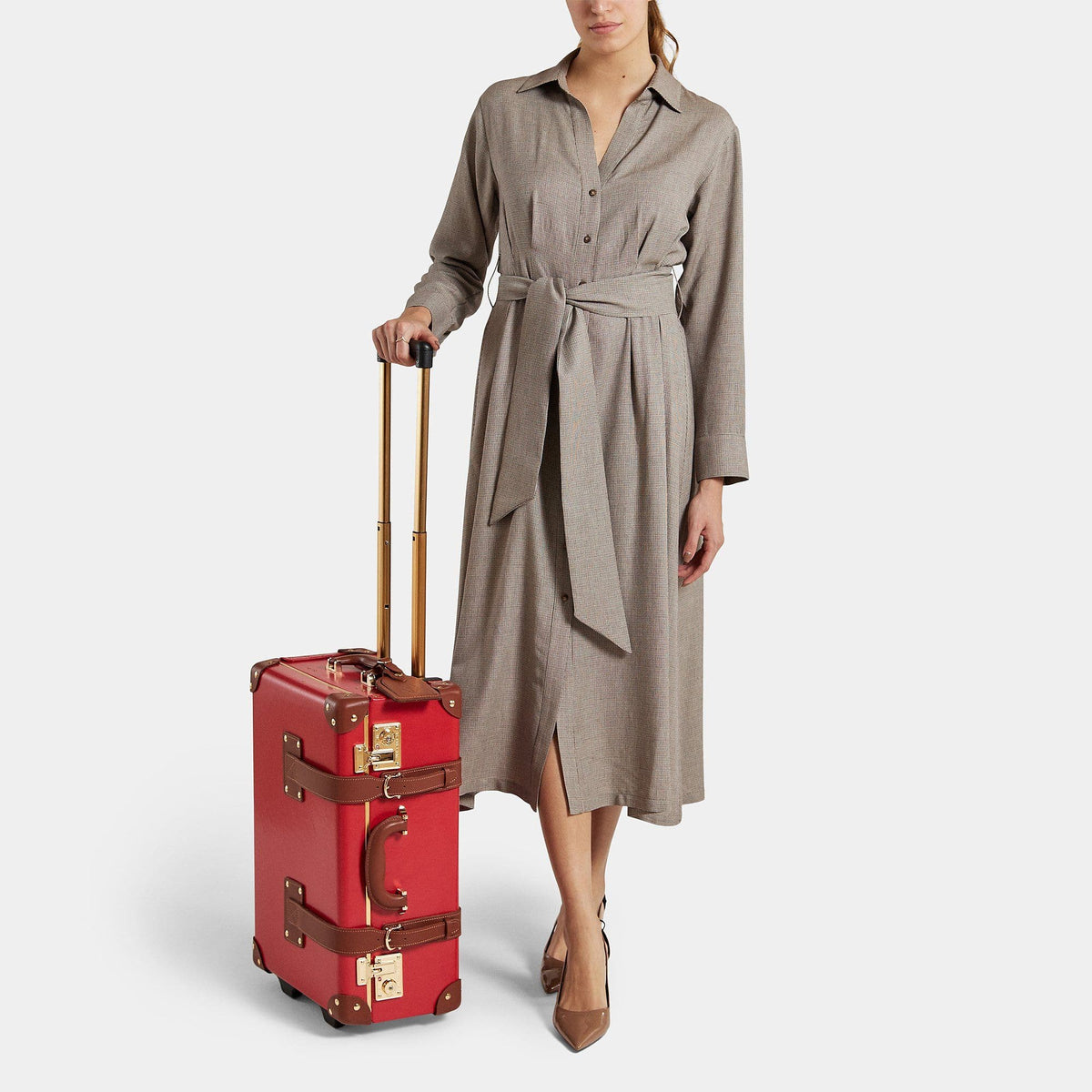 The Cream Diplomat Stowaway  Vintage Inspired Men's Designer Luggage –  Steamline Luggage