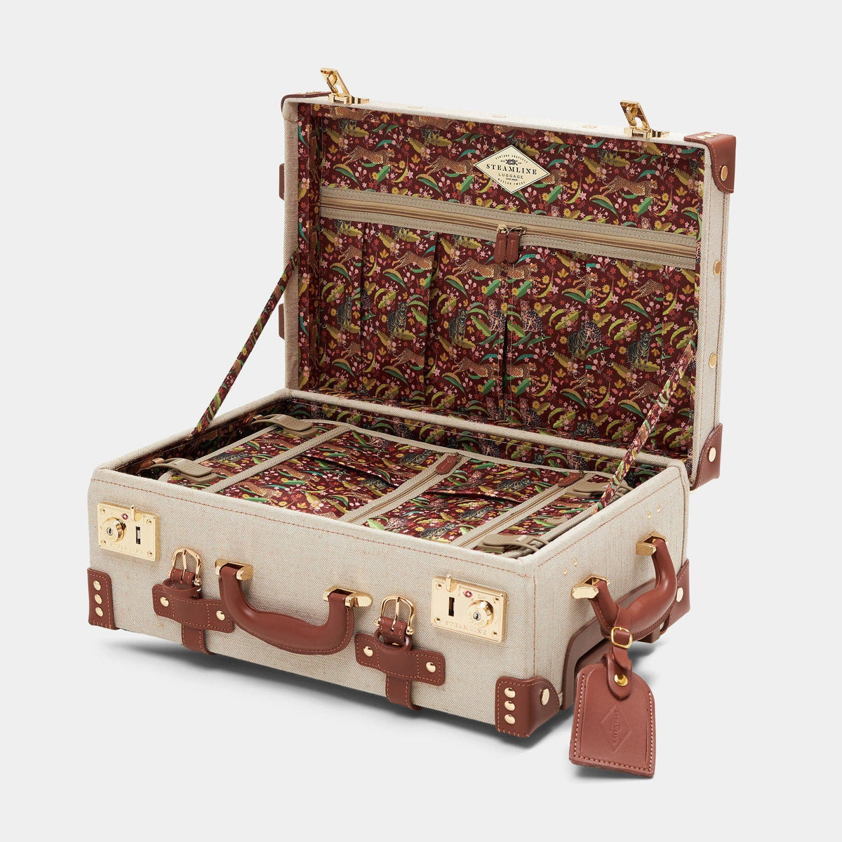 The Editor - Brown Carryon Carryon Steamline Luggage 