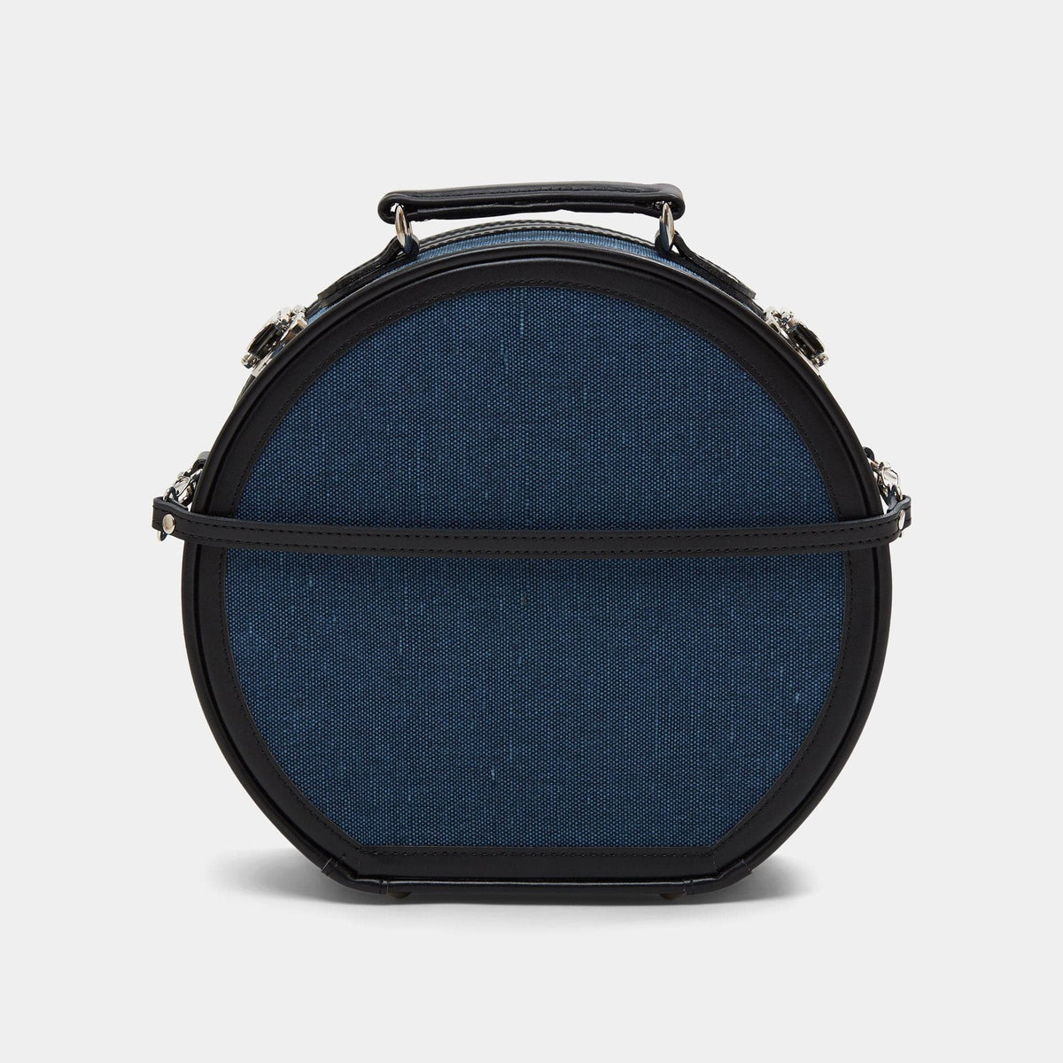 The Editor - Navy Hatbox Small Hatbox Small Steamline Luggage 