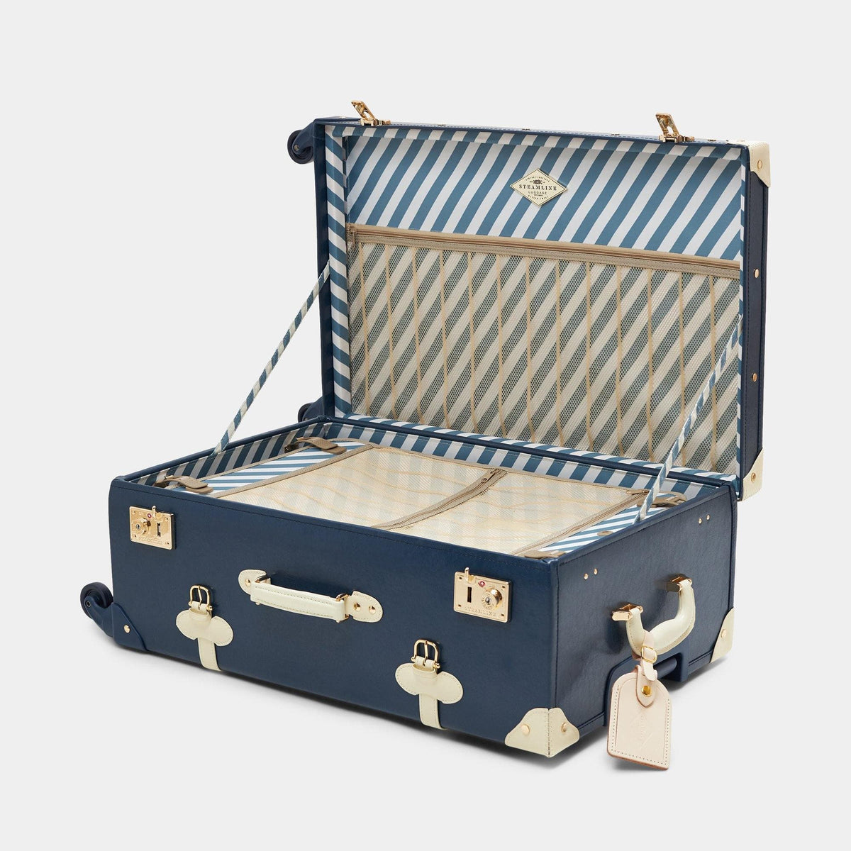 Entrepreneur Vanity Case in Navy, Vegan vanity case, SteamLine Luggage