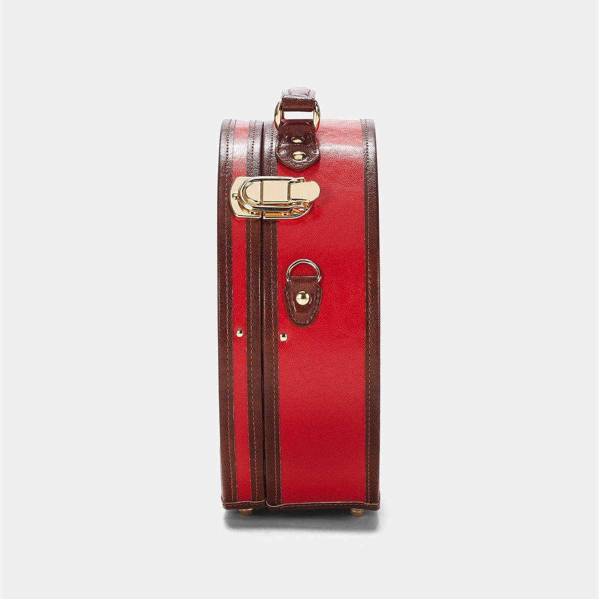 The Entrepreneur - Red Deluxe Hatbox Hatbox Deluxe Steamline Luggage 
