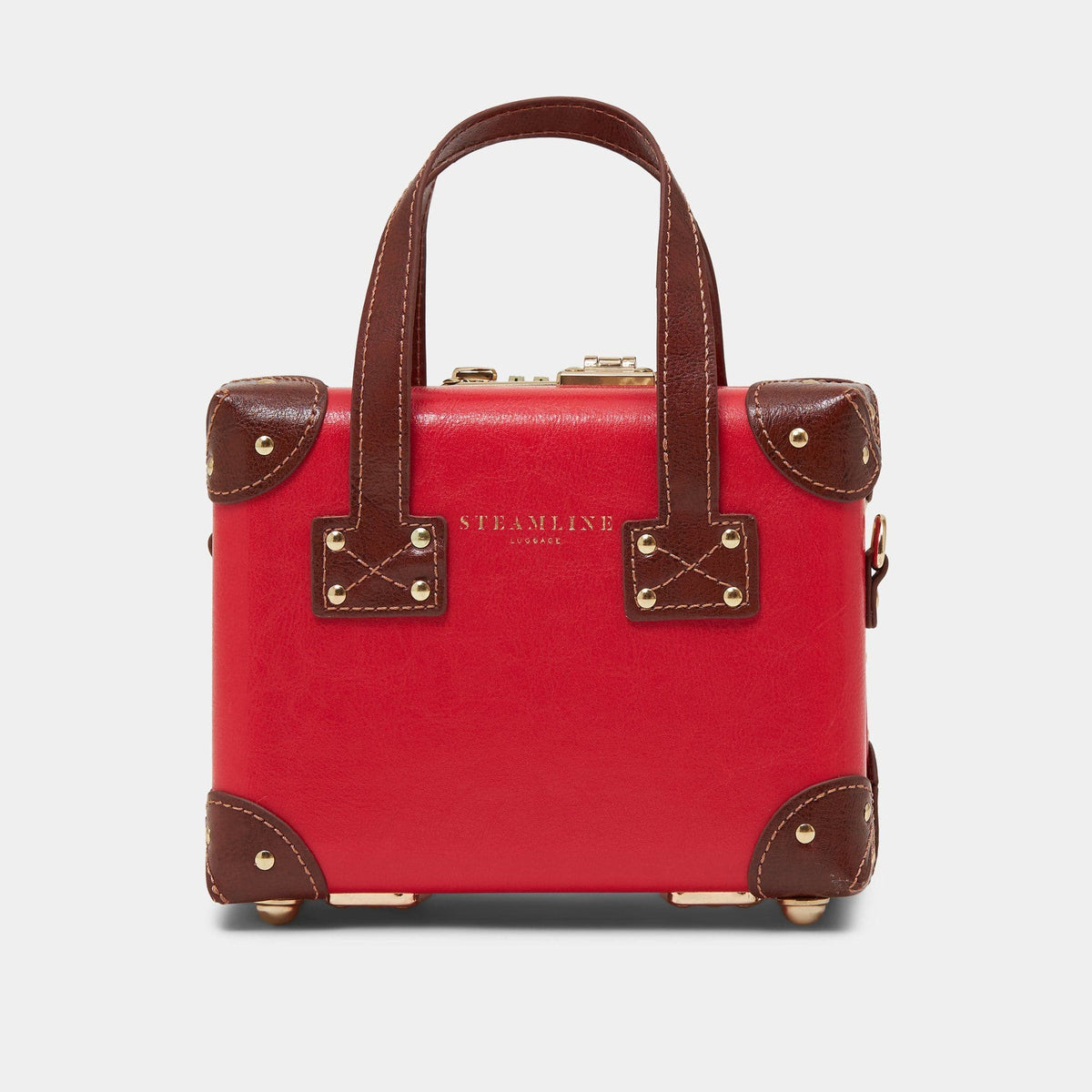 The Entrepreneur - Red Mini Mini Steamline Luggage 