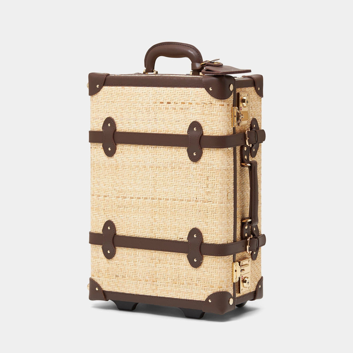 The Explorer Carryon  Rolling Rattan Suitcase Designer Luggage Sets –  Steamline Luggage