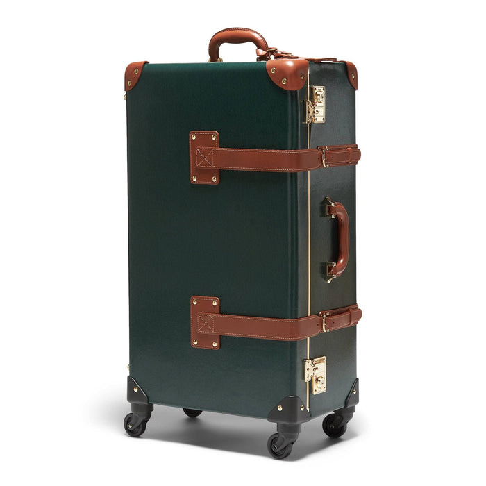 The Diplomat - Hunter Green Check In Spinner Spinner Steamline Luggage 