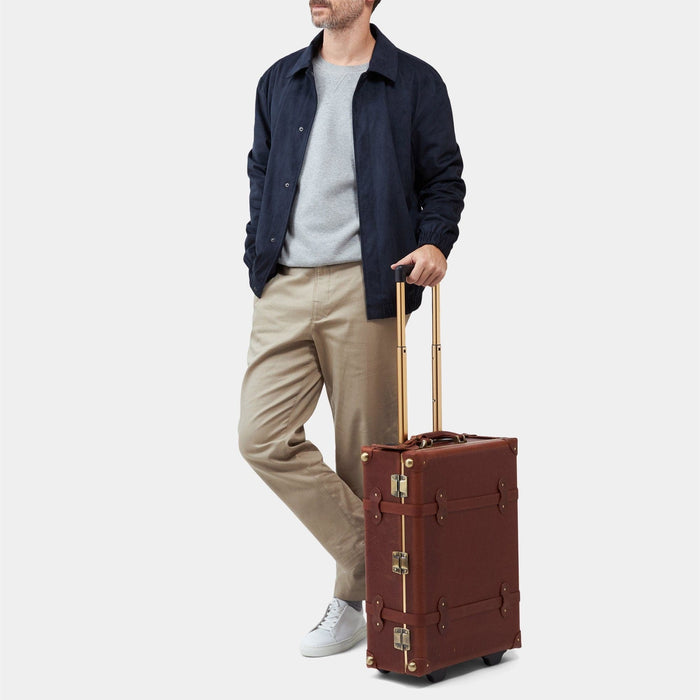 The Pioneer Collection | Brown Leather Designer Suitcases by SteamLine ...
