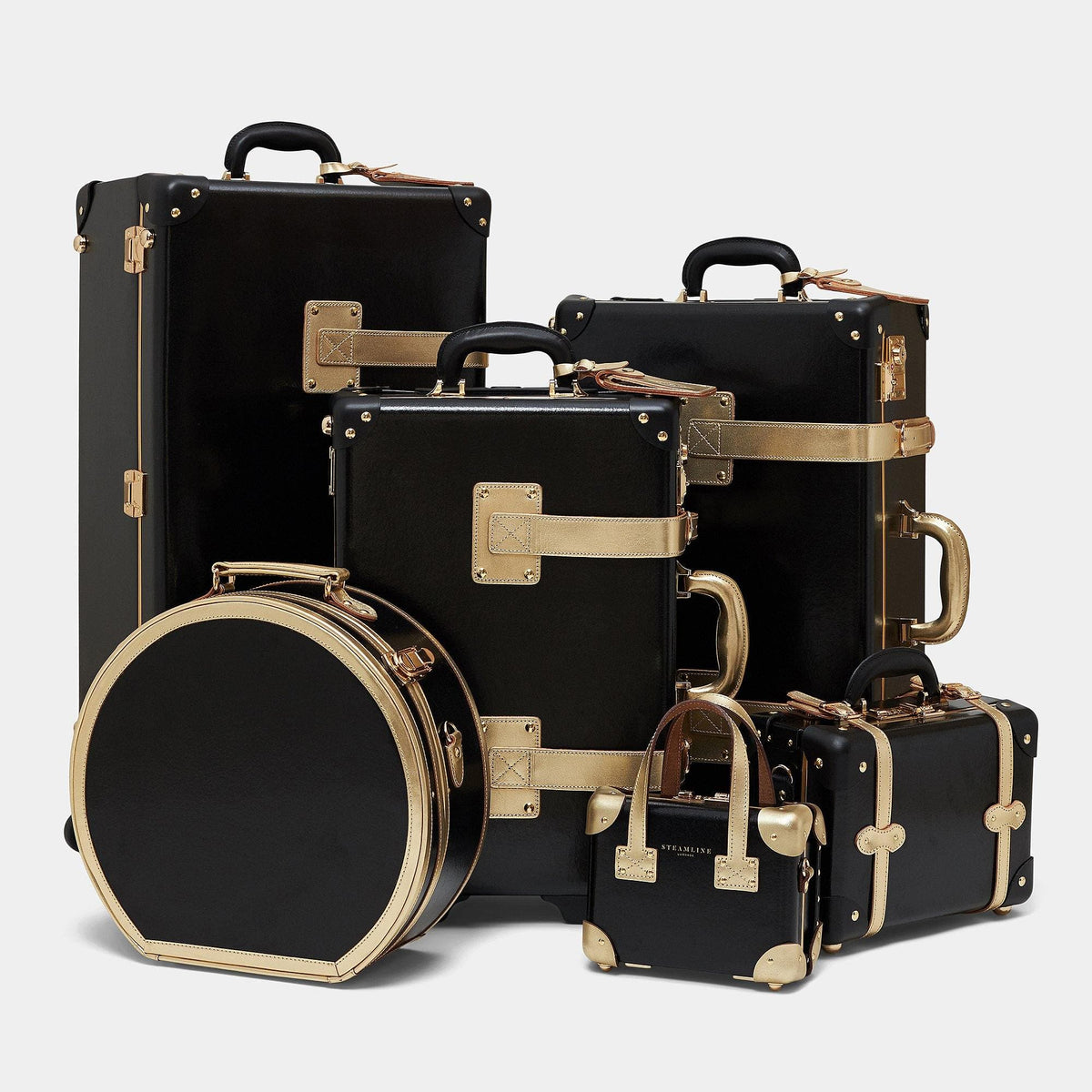 The Soprano - Black Mini Mini Steamline Luggage 