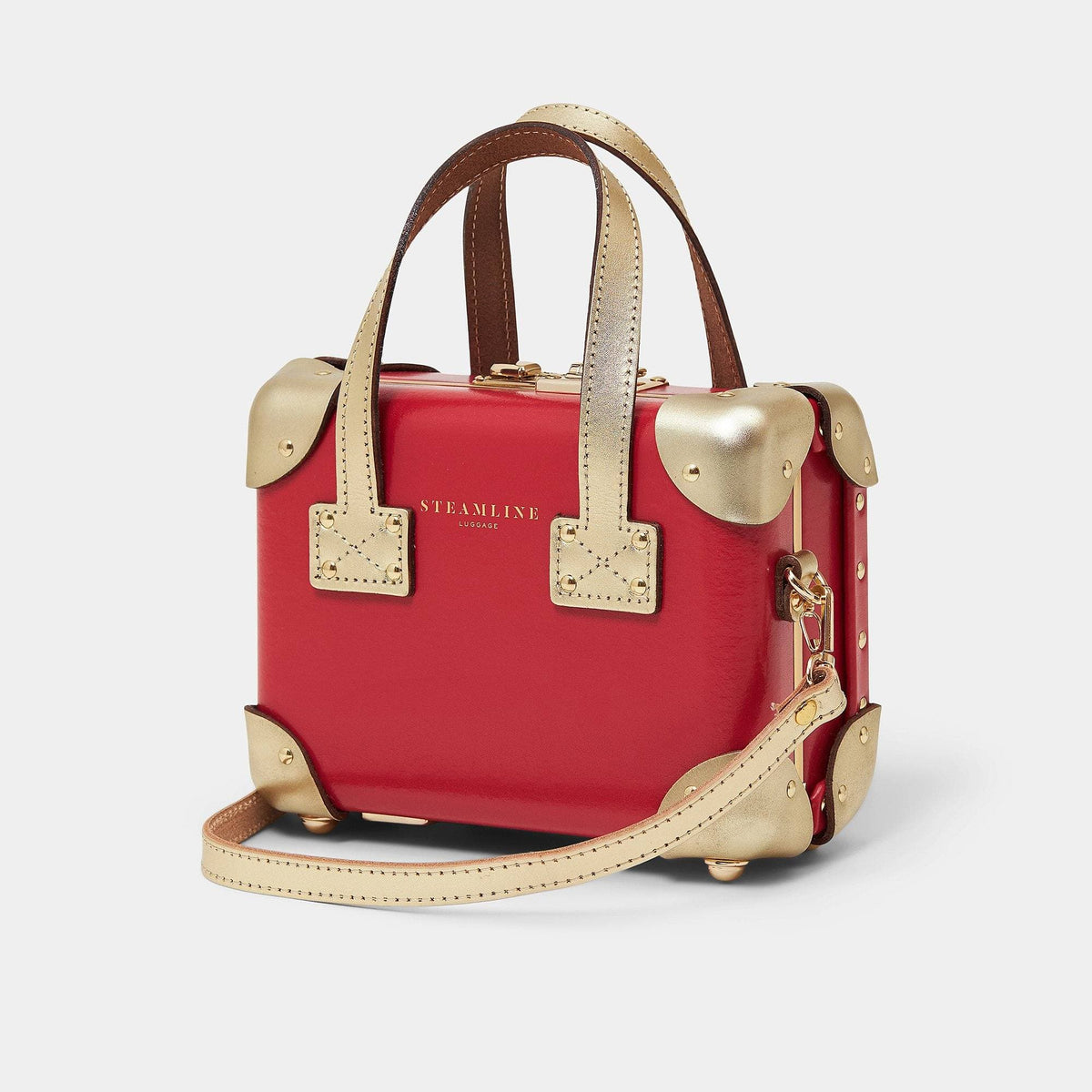 The Soprano - Red Mini Mini Steamline Luggage 