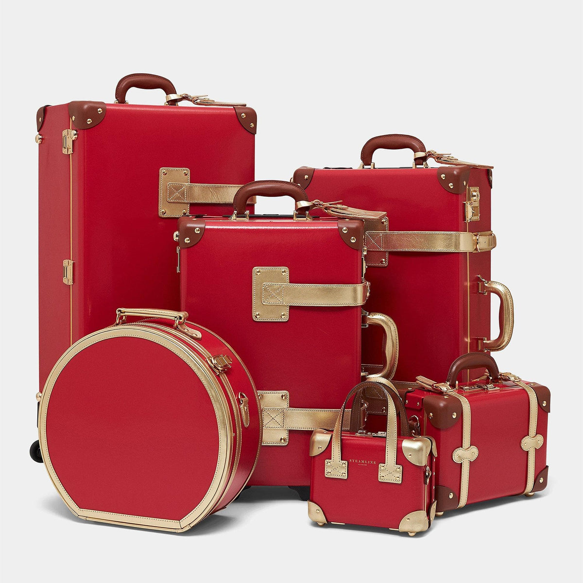 The Soprano - Red Stowaway Stowaway Steamline Luggage 