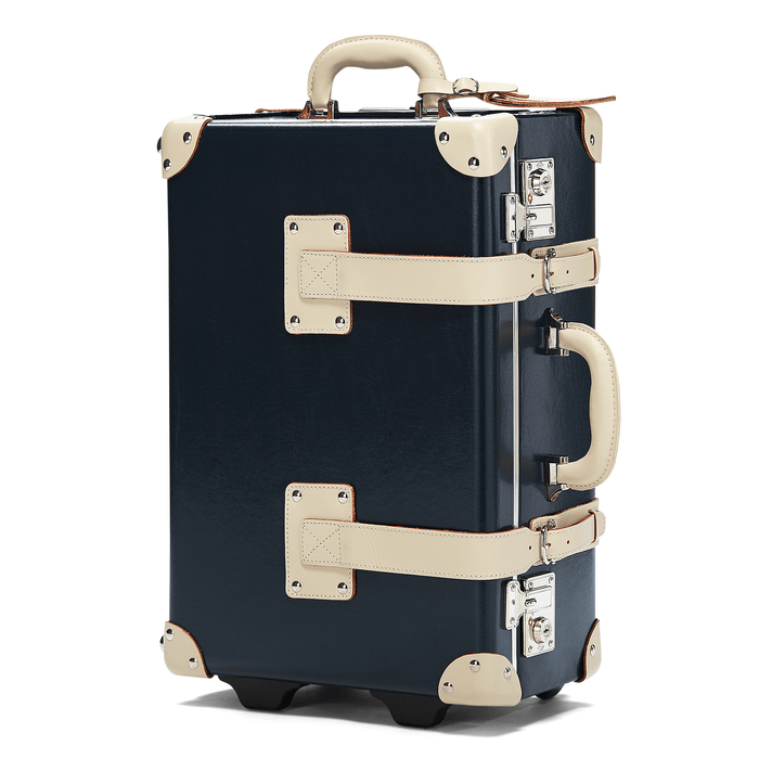 The Cream Diplomat Carryon  Modern Vintage Style Luxury Luggage –  Steamline Luggage