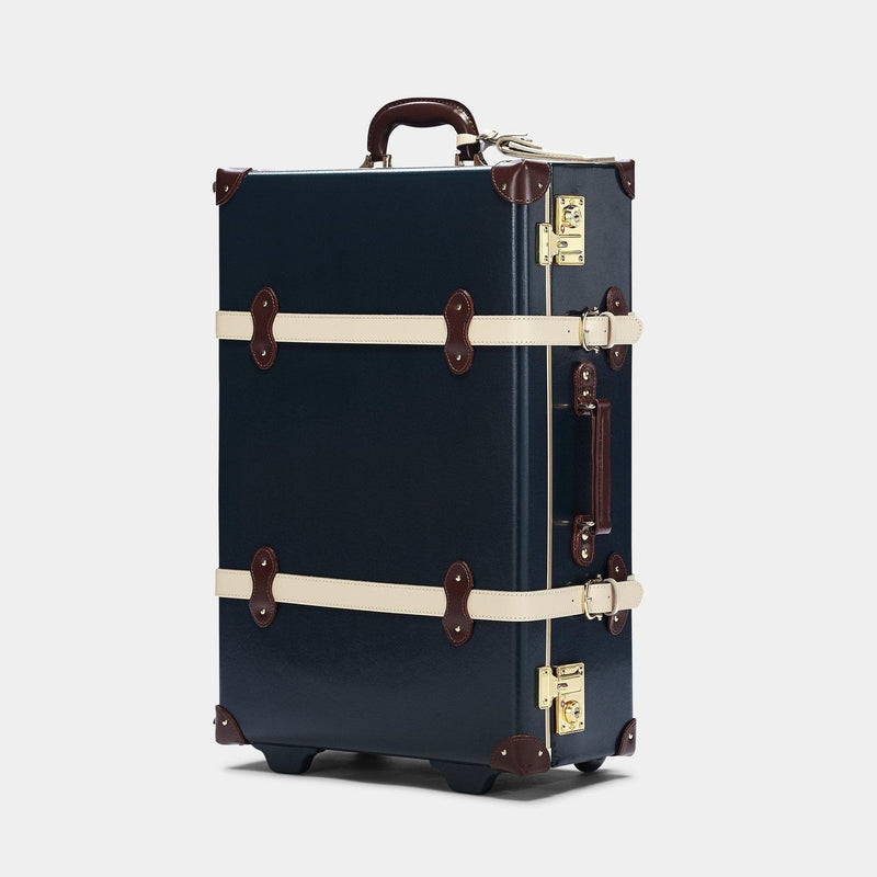The Navy Architect Stowaway Luxury Luggage Vintage Style Suitcase