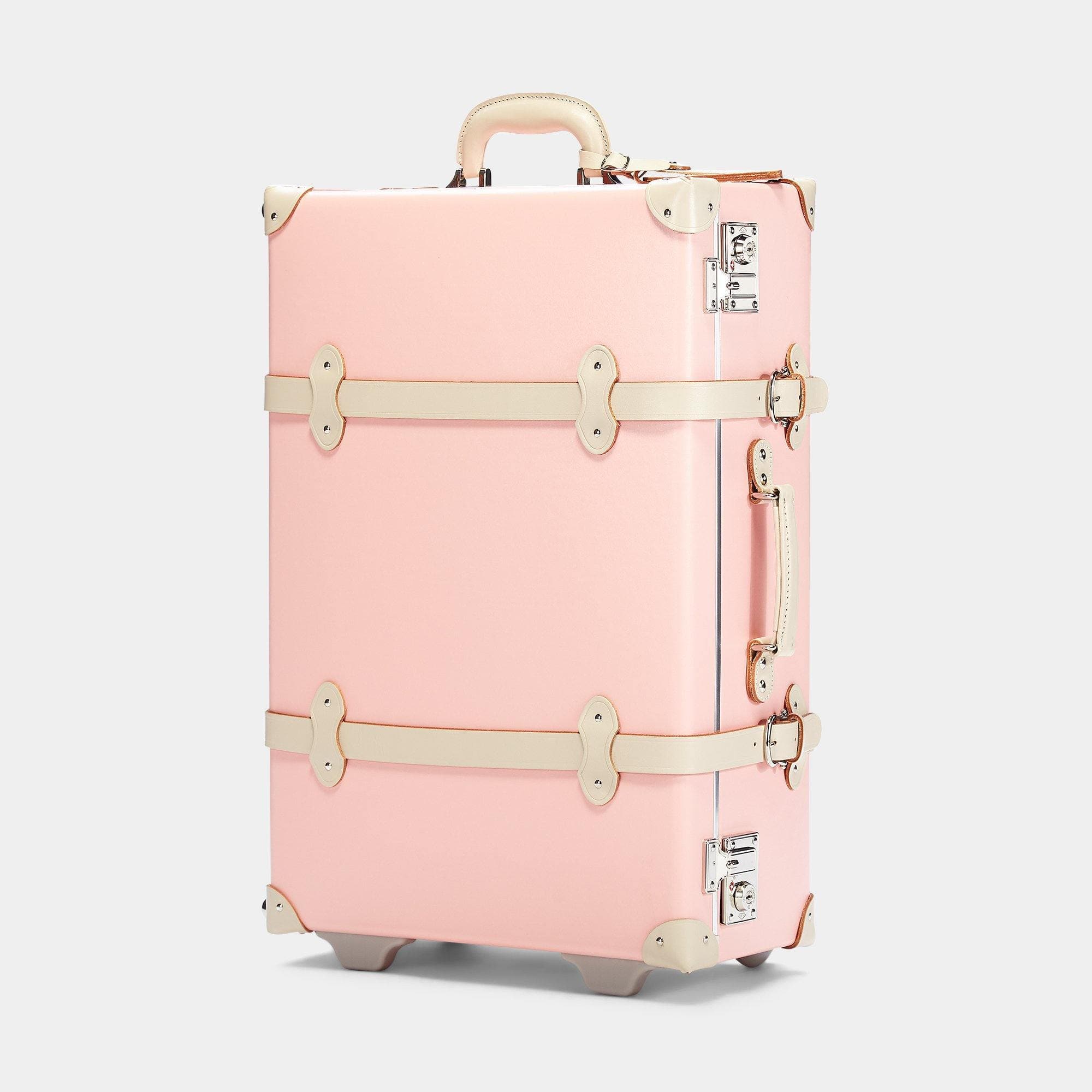 Metallic pink suitcase store