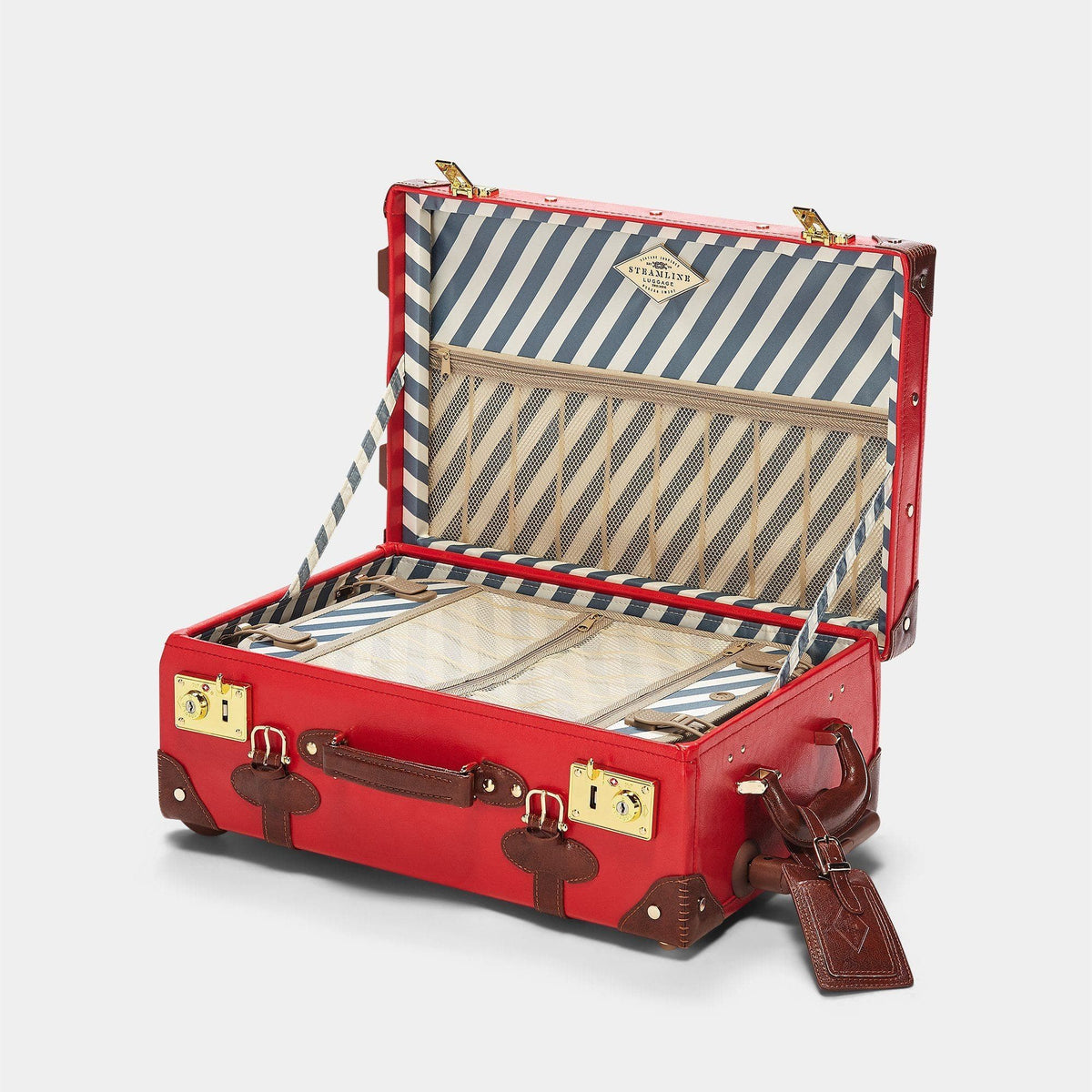 The Entrepreneur Carryon  Old Fashioned Luggage Trunk Cabin