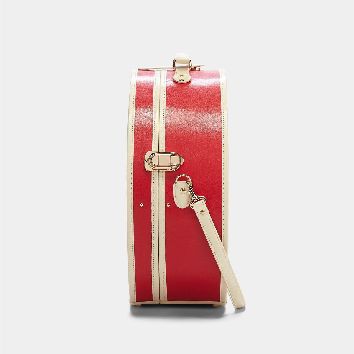 Steamline Luggage The Entrepreneur Deluxe Hatbox Red