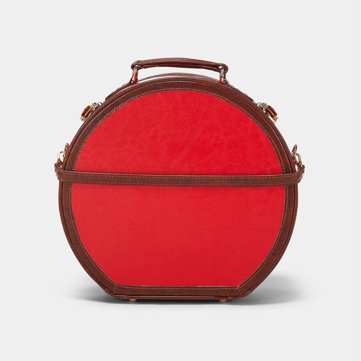 The Entrepreneur - Red Small Hatbox Hatbox Small Steamline Luggage 