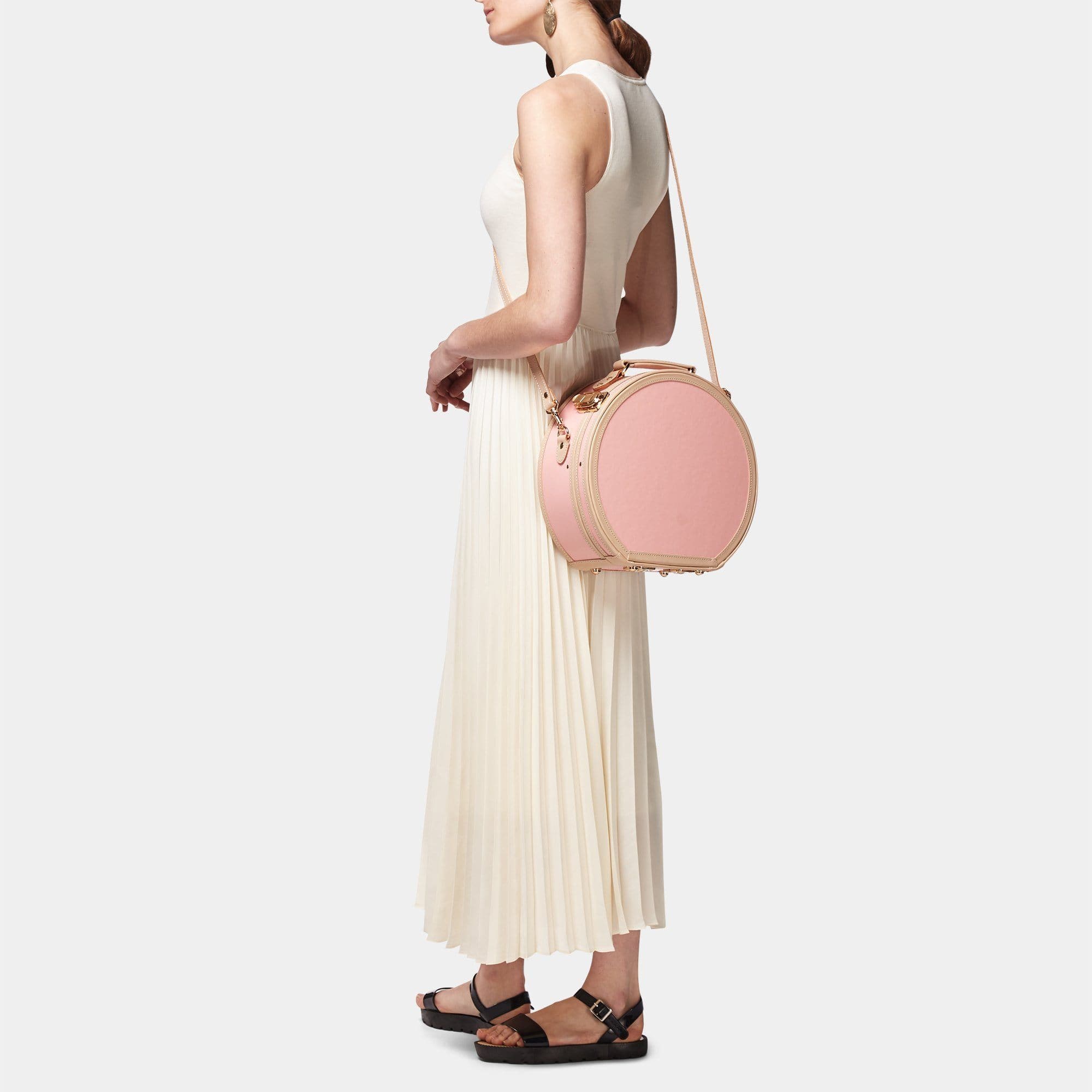 SteamLine Luggage The Correspondent Pink Hatbox Small