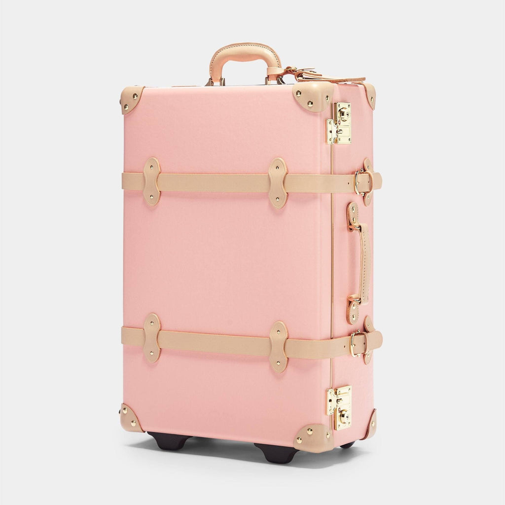 The Correspondent | Vintage Pink Check-In Suitcase & Bridal Luggage ...