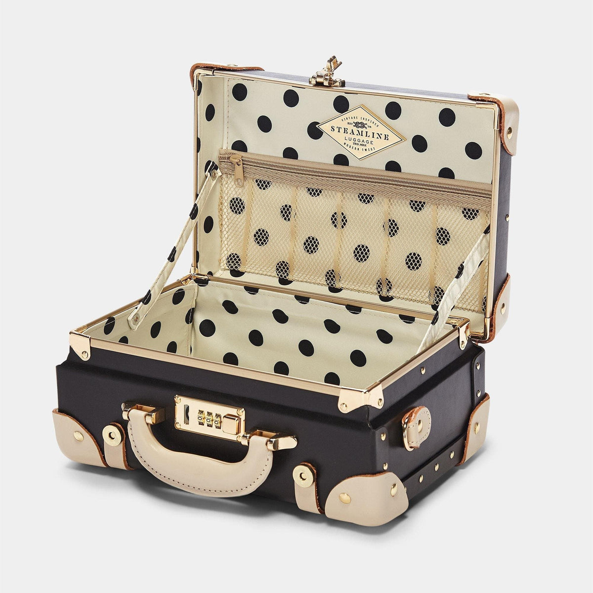 The Botanist Vanity  Small Vintage Style Suitcase Travel Vanity Case –  Steamline Luggage