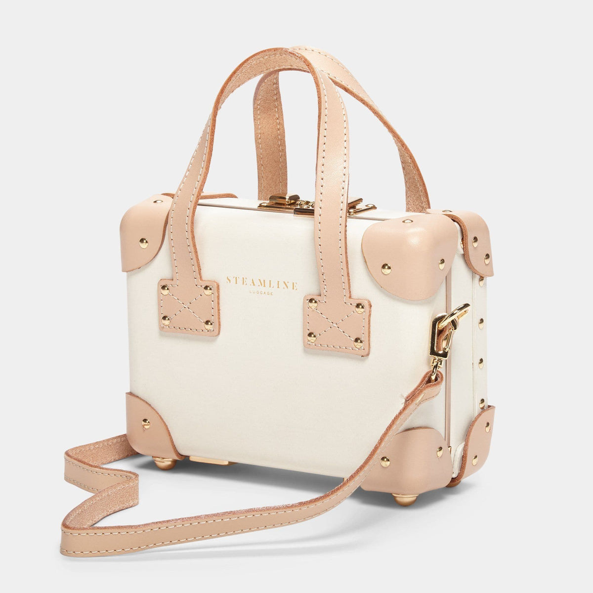 D Tiny Box White Shoulder Bag, WHITE, hi-res | White shoulder bag, Bags,  Shoulder bag