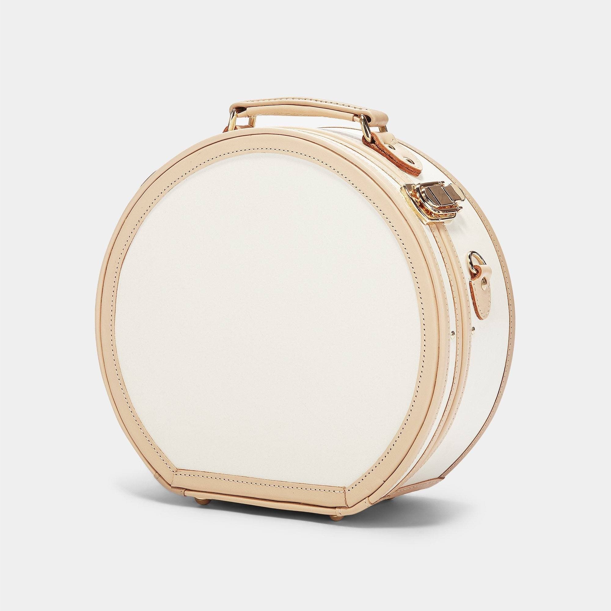 The Sweetheart Small Hat Box Luggage Round Luxury Suitcase for Her
